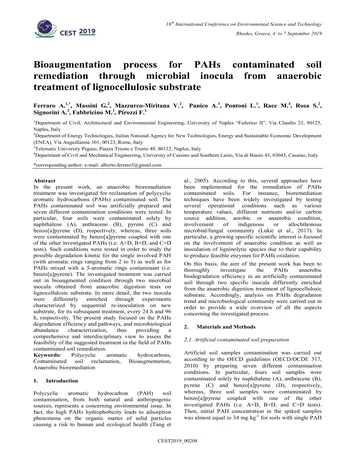 Más sobre 16ª Conferencia Internacional sobre Ciencia y Tecnología Ambiental