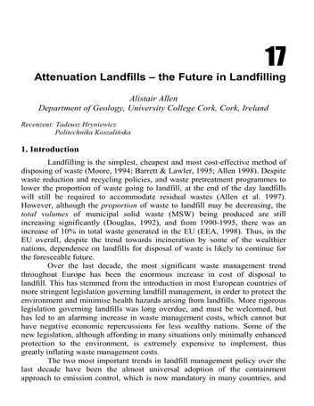 Más sobre Vertederos de Atenuación: el Futuro en la Disposición de Residuos